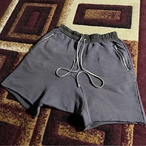 Fear of God 4th Collection Drop Crotch Drawstring Men's Gray Casual Shorts XL